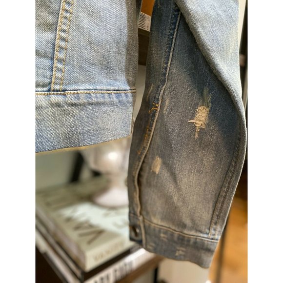 Elizabeth And James Piper Denim Jacket Distres - Picture 9 of 12